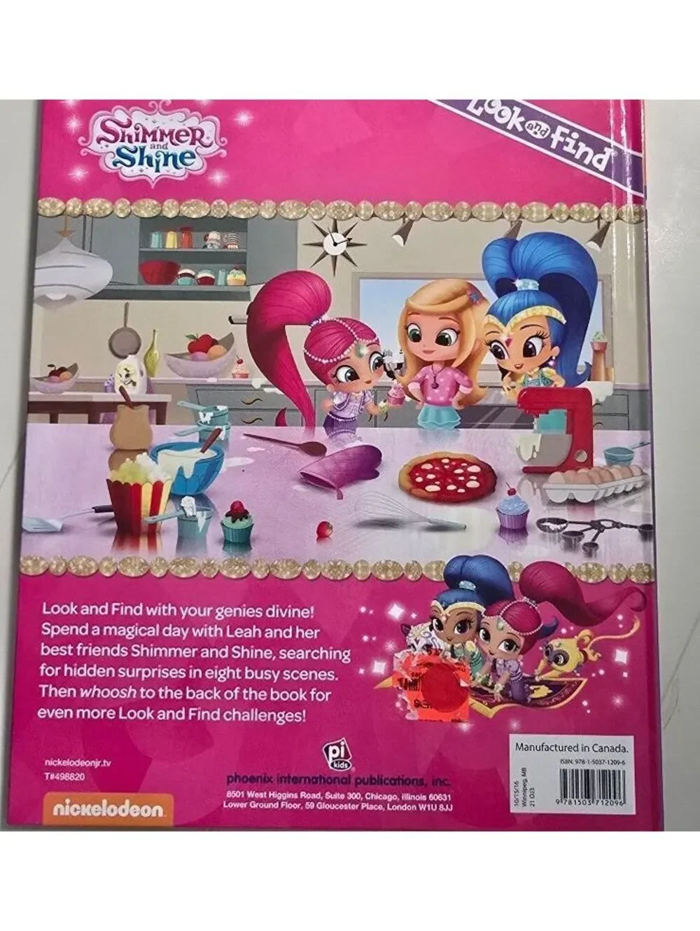 Nickelodeon Shimmer and Shine Look and Find Puzzle Book